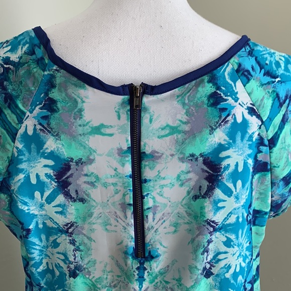 Retro Inspired MOSSIMO Graphic Tie Dye Dress with Pockets - Picture 7 of 12